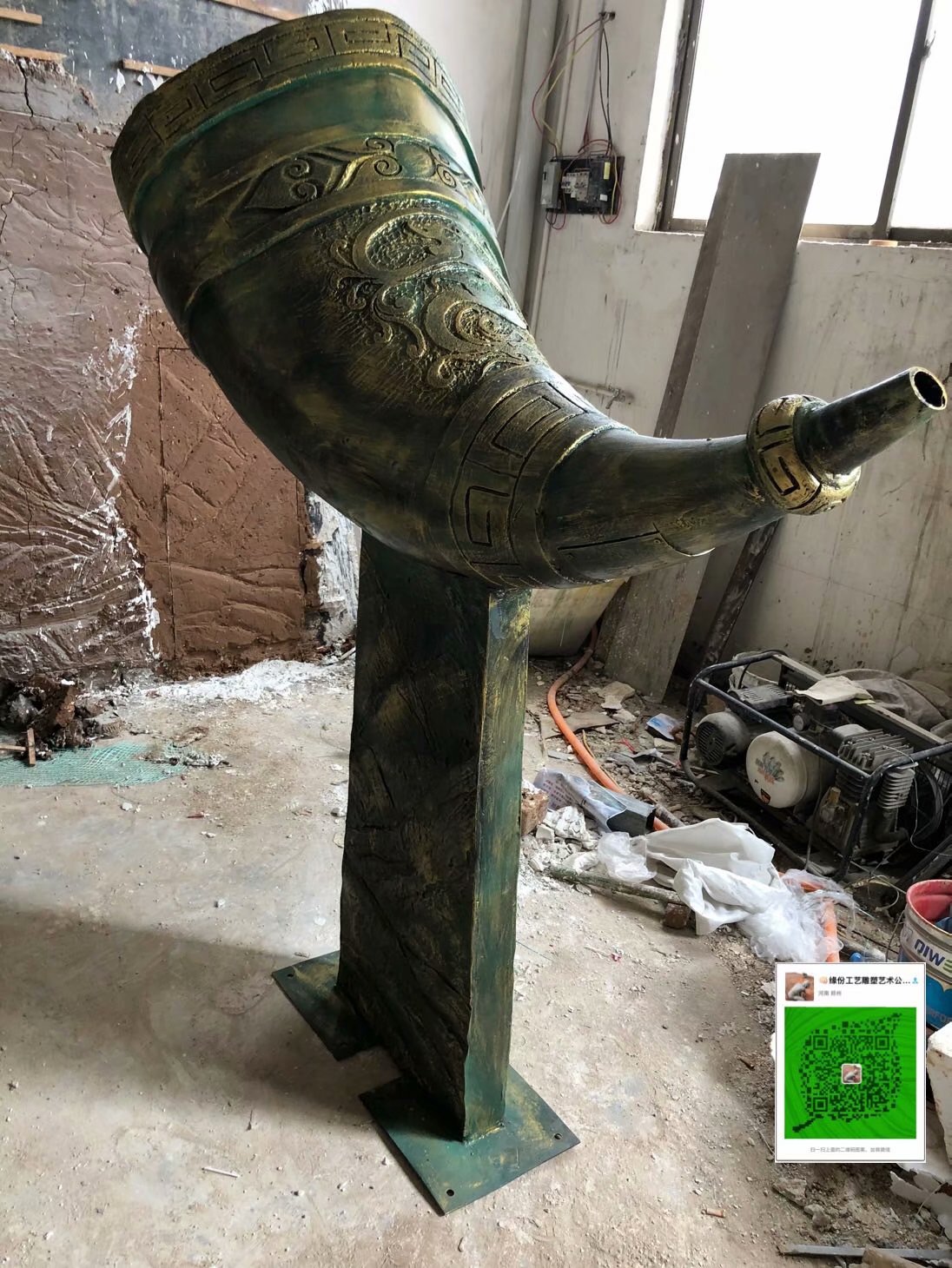 河南雕塑厂家:锻铜浮雕工艺流程
